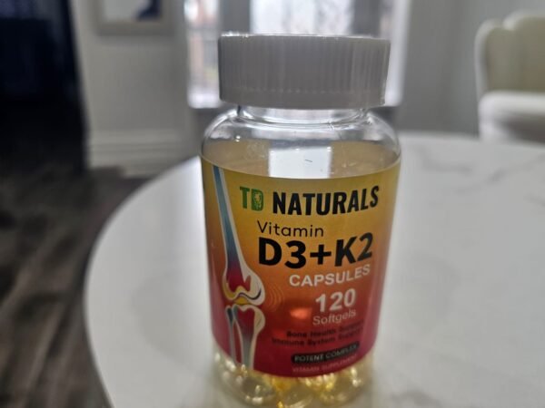 TD Naturals Vitamin D3 + K2  Capsules